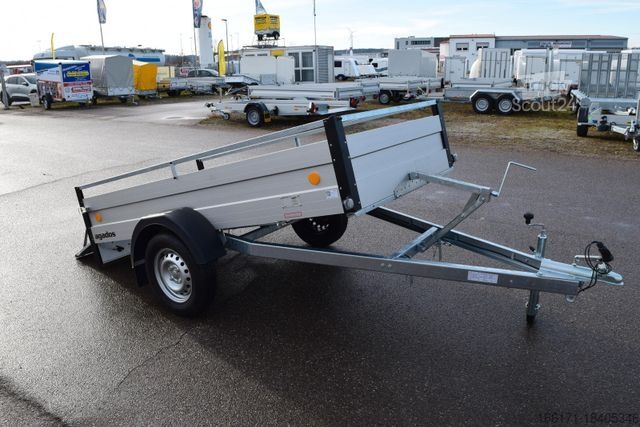Autopiekabe AGADOS ALUX 26 -750kg Alu 250x125 Transportanhänger TOP