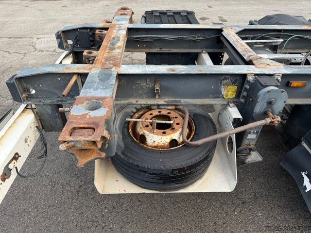 Rimorchio con telaio SCHMITZ CARGOBULL 2Achs Jumbo MEGA BDF Lafette untergekuppelt SAF