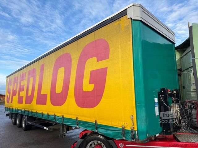 Otevřený návěs s plachtou KÖGEL 3 Achs MEGA Staplerhalter Liftachse SAF TÜV8/26