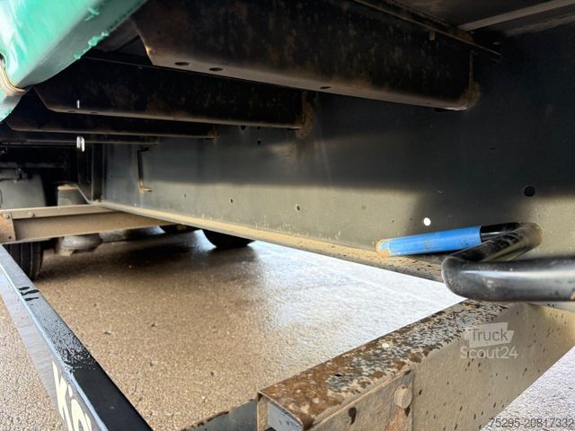 Otevřený návěs s plachtou KÖGEL 3 Achs MEGA Staplerhalter Liftachse SAF TÜV8/26