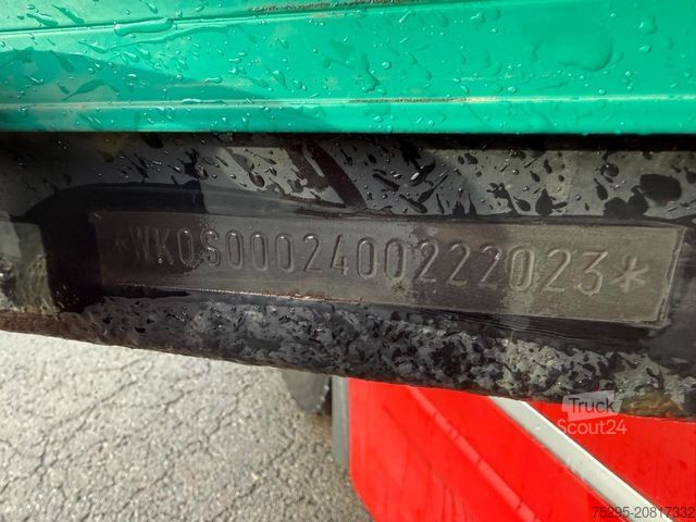 Otevřený návěs s plachtou KÖGEL 3 Achs MEGA Staplerhalter Liftachse SAF TÜV8/26