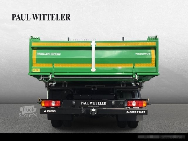 Třístranná sklápěcí dodávka MITSUBISHI Canter 7C18 Meiller-Trigenius-Dreiseitenkipper