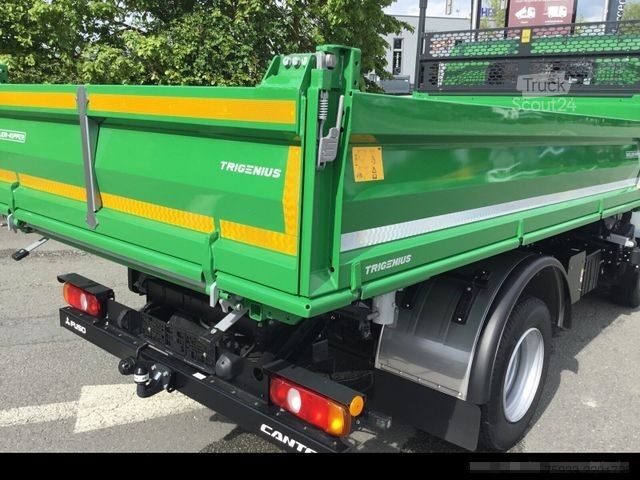 Driezijdige kipper bestelwagen FUSO Canter 7C18 Meiller-Trigenius-Dreiseitenkipper