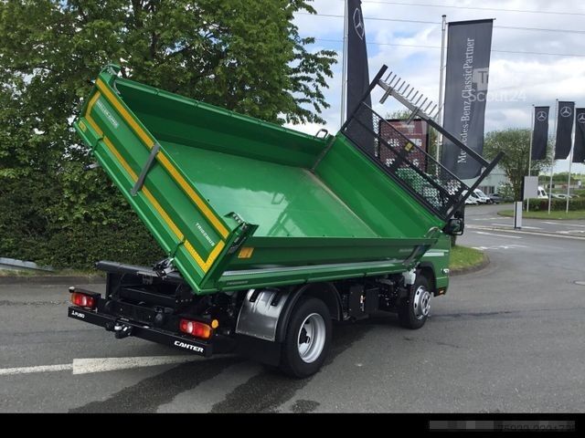 Driezijdige kipper bestelwagen FUSO Canter 7C18 Meiller-Trigenius-Dreiseitenkipper