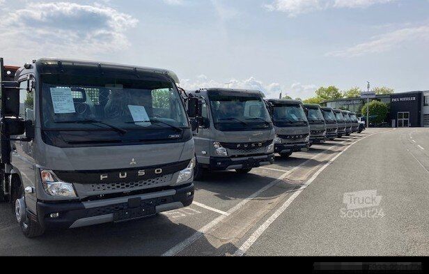 Autoutilitară basculantă trilaterală FUSO Canter 7C18 Meiller-Trigenius-Dreiseitenkipper