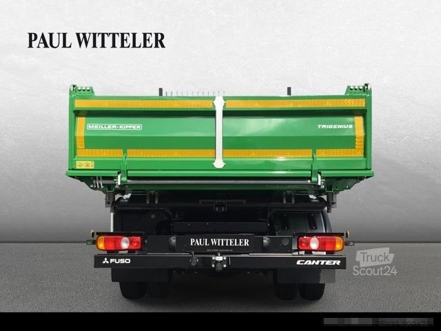 Autoutilitară basculantă trilaterală FUSO Canter 7C18 Meiller-Trigenius-Dreiseitenkipper