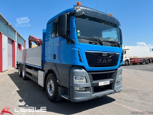 Grue montée sur camion MAN TGX 26.480*HMF-Kran*Lift-Lenkachse*Vollluft*