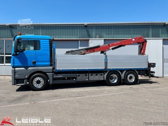 Lastebilmontert kran MAN TGX 26.480*HMF-Kran*Lift-Lenkachse*Vollluft*