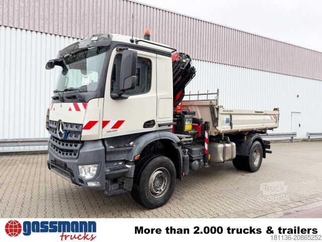 Wywrotka Mercedes-Benz Arocs 1848 K 4x2, Retarder, Palfinger PK 17001,