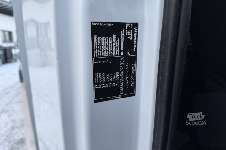 Hűtős teherautó Mercedes-Benz Atego 1021 4x2 Kühlkoffer+HB / Swiss-Vehicle