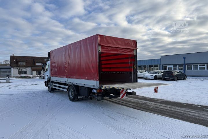 Flaklastbil med kapell Mercedes-Benz Atego 1327 4x2 Plane+HB / Swiss-Vehicle