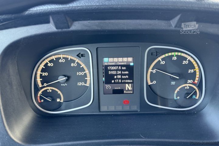 Flaklastbil med kapell Mercedes-Benz Atego 1327 4x2 Plane+HB / Swiss-Vehicle