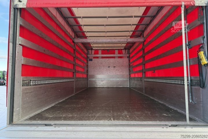 Flaklastbil med kapell Mercedes-Benz Atego 1327 4x2 Plane+HB / Swiss-Vehicle