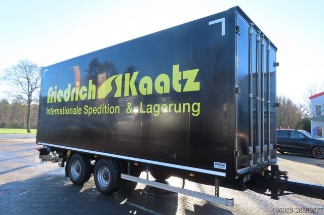 Dobozos pótkocsi  Wiese Tandemanhänger 13,5 to