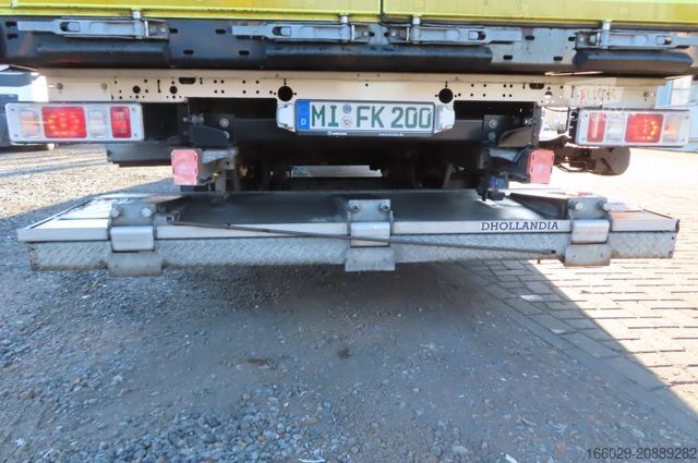 Odprta polprikolica s ponjavo KRONE 2 Achs Planenauflieger - Ladebordwand