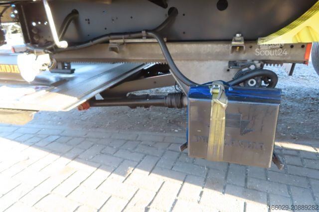 Nyitott ponyvás félpótkocsi KRONE 2 Achs Planenauflieger - Ladebordwand