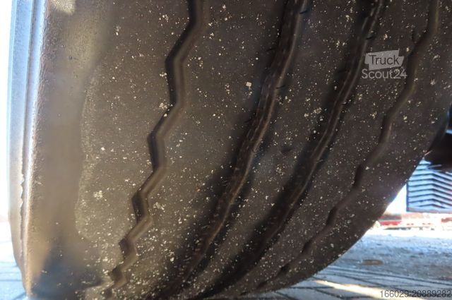 Nyitott ponyvás félpótkocsi KRONE 2 Achs Planenauflieger - Ladebordwand