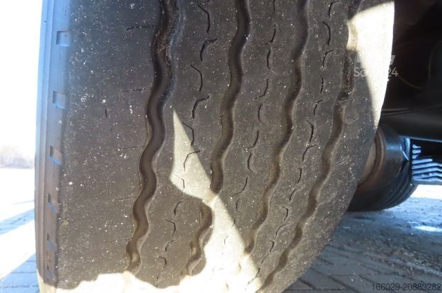 Odprta polprikolica s ponjavo KRONE 2 Achs Planenauflieger - Ladebordwand