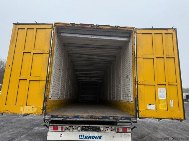 Kofferauflieger KRONE 4x SDK 27 Dry Liner Textilkoffer /Doppelstock