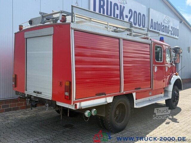 Camião de caixa fechada Mercedes-Benz LAF 1113 4x4 Expedition Wohnmobil inkl. Servo