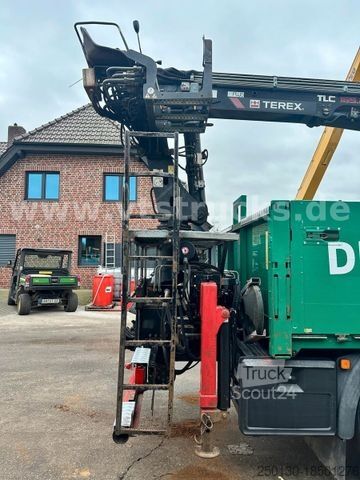 Vrachtauto met open laadbak MAN TGS 26.320 6x2 Euro4 Pritsche + Terex Ladekran