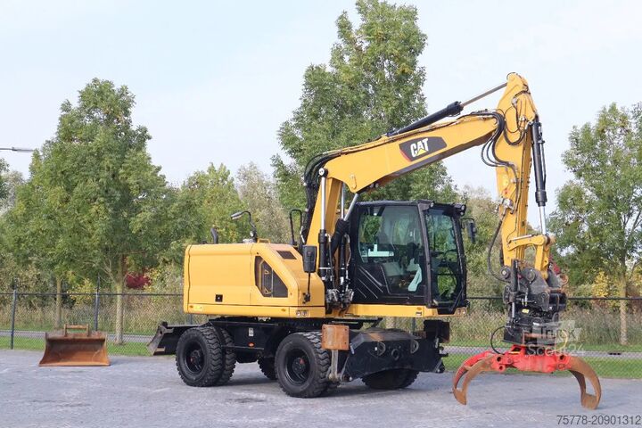 Radbagger Caterpillar M314 07A | ELEVATING GRAB | ROTOTILT | BSS | GR...
