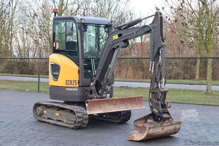 Minikotró Volvo ECR25 ELEKTRIC | JECR25D | TILTBUCKET | BUCKET ...