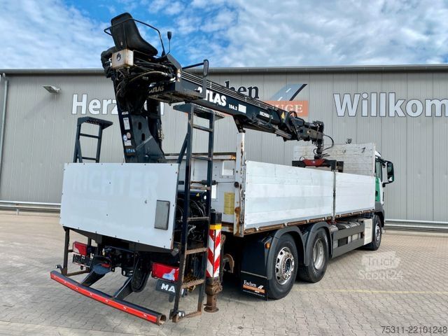 Automobilis ar plakanu platformu MAN TGS 26.400 Atlas 186.3*11,2Meter*Lift/Lenk*Klima