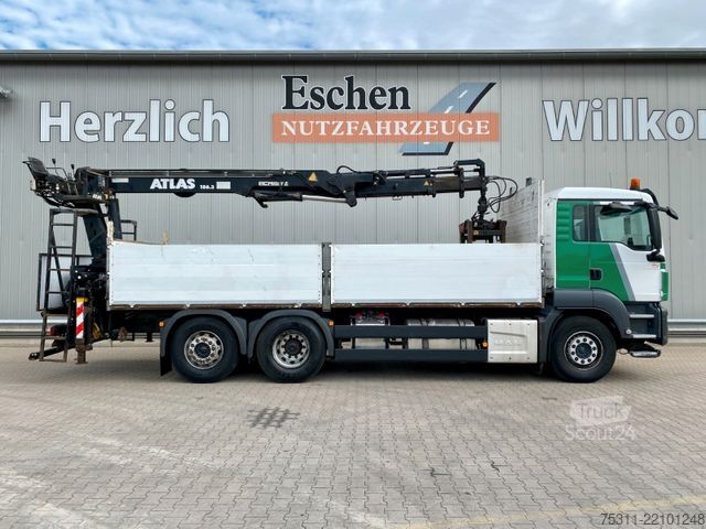 Automobilis ar plakanu platformu MAN TGS 26.400 Atlas 186.3*11,2Meter*Lift/Lenk*Klima