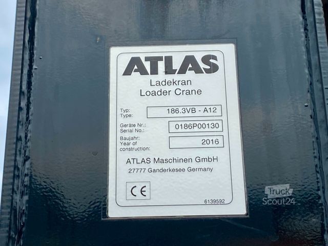 Lastbil med flak MAN TGS 26.400 Atlas 186.3*11,2Meter*Lift/Lenk*Klima