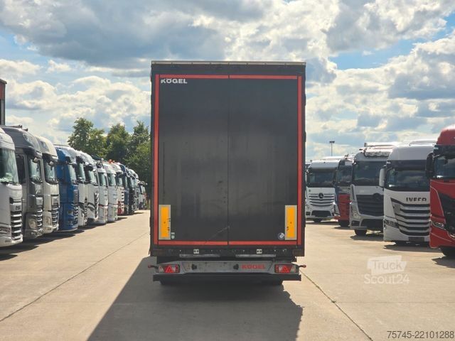 Open oplegger met zeil KÖGEL S 24 * 1. HAND * HUBDACH * OHNE BESCHRIFTUNG *