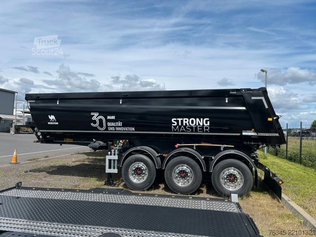 Semi-remorque benne WIELTON Strong Master HARDOX 24m3 Stahlmulde HP SOFORT