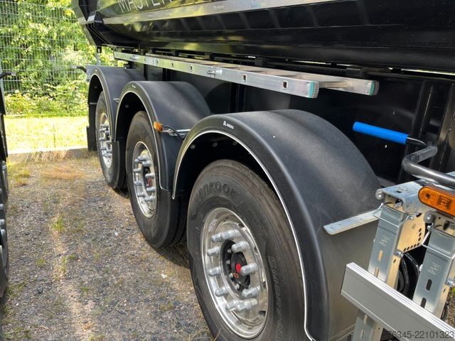 Semi-remorque benne WIELTON Strong Master HARDOX 24m3 Stahlmulde HP SOFORT