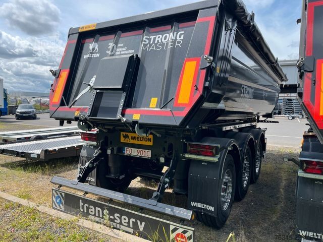 Semi-remorque benne WIELTON Strong Master HARDOX 24m3 Stahlmulde HP SOFORT
