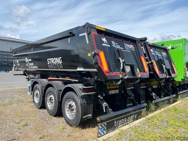 Semi-remorque benne WIELTON Strong Master HARDOX 24m3 Stahlmulde HP SOFORT