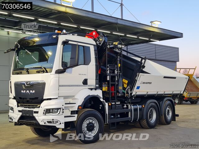 قلابة ذات 3 اتجاهات MAN TGS 28.520 6X4 NEW Palfinger PK24001 SLD 5 Kran...