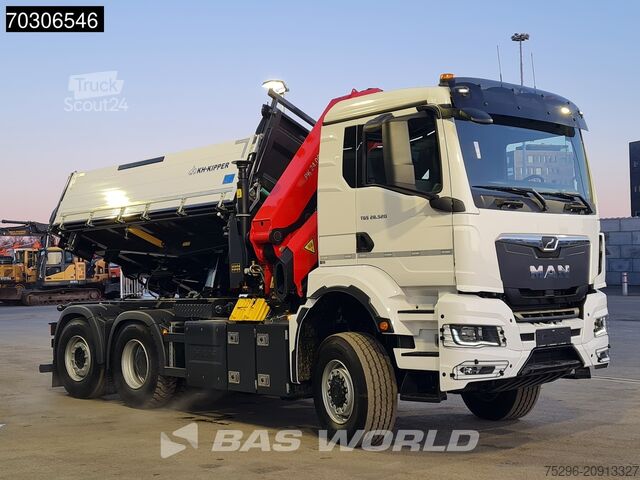 قلابة ذات 3 اتجاهات MAN TGS 28.520 6X4 NEW Palfinger PK24001 SLD 5 Kran...