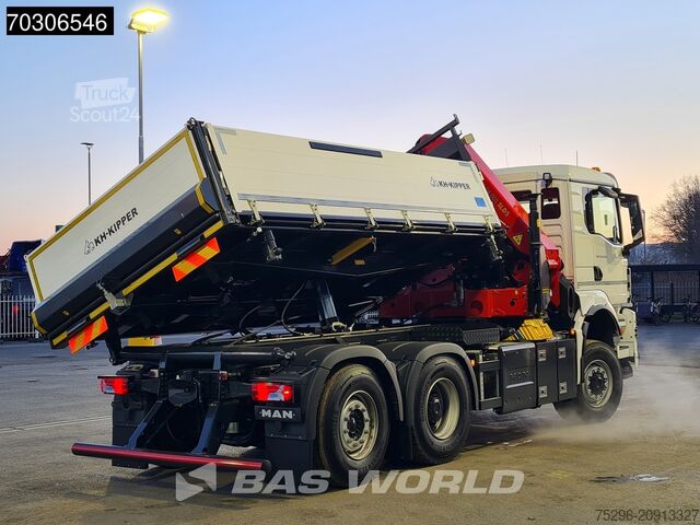 قلابة ذات 3 اتجاهات MAN TGS 28.520 6X4 NEW Palfinger PK24001 SLD 5 Kran...