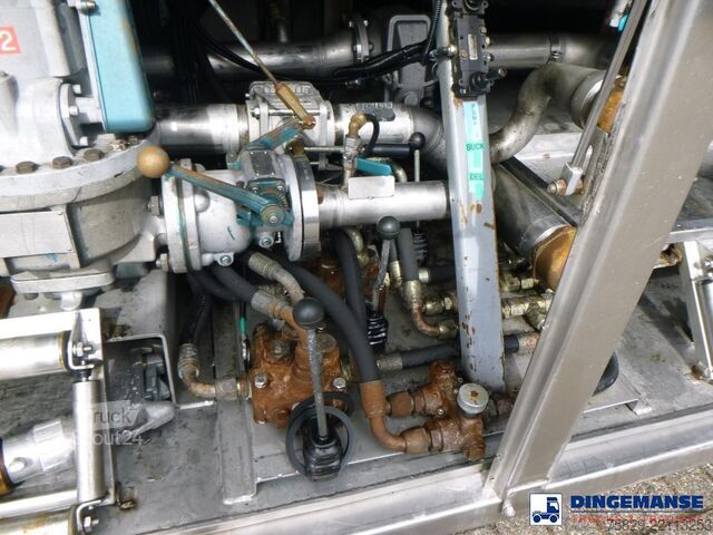 Réservoir Magyar Fuel / oil tank inox 23 m3 / 7 comp + pump