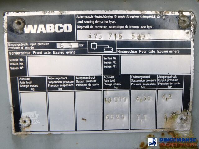 Réservoir Magyar Fuel / oil tank inox 23 m3 / 7 comp + pump