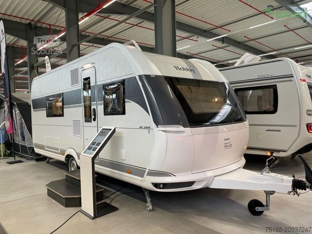 Wohnwagen HOBBY De Luxe 495 WFB Modell 2025 / 1800 Kg Achse