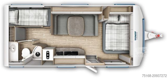 Caravana FENDT Apero Activ 560 SKM Modell 2026 / 2000 kg / Bren