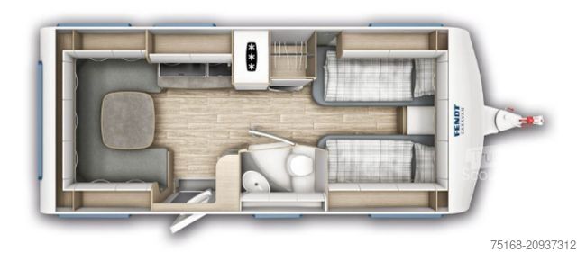 Caravana FENDT Bianco Selection 515 SG Modell 2026 / 2000 kg /