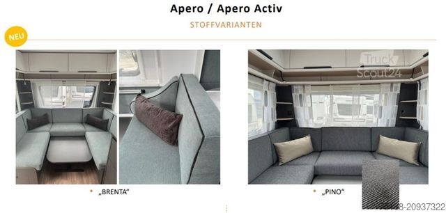 Caravana FENDT Apero 465 TG Modell 2026 / 1800 kg / Pino