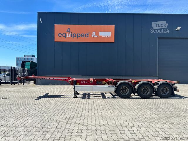 Transporte de contenedores Krone 40FT HIGH CUBE / BPW / DRUMBRAKES / NL-CHASSIS ...