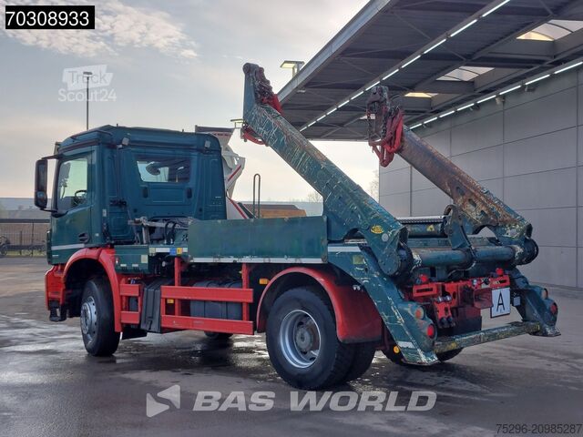 Système de bras de portail Mercedes Arocs 1833 4X2 Meiller Ak 12 LT skiploader Stee...