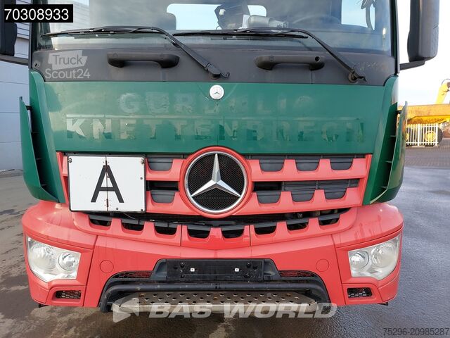 Système de bras de portail Mercedes Arocs 1833 4X2 Meiller Ak 12 LT skiploader Stee...