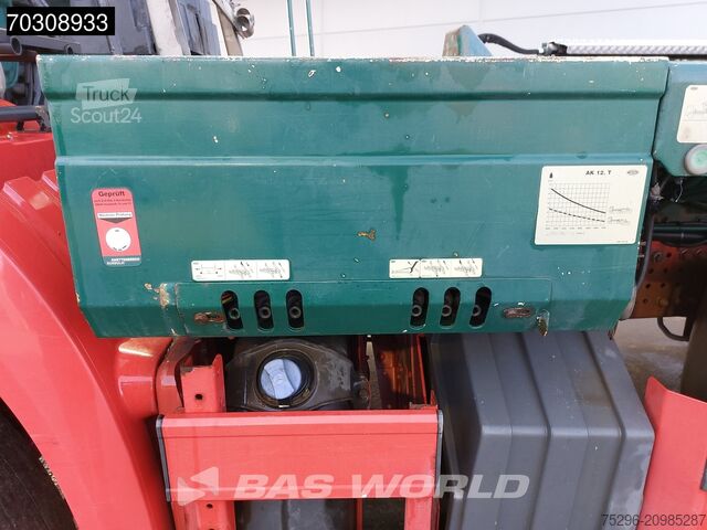 Système de bras de portail Mercedes Arocs 1833 4X2 Meiller Ak 12 LT skiploader Stee...