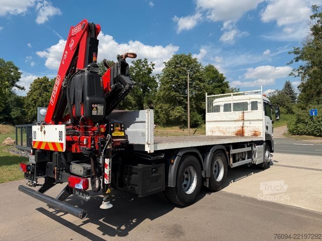 Kravas automašīnai uzstādīts celtnis MAN TGS 26.400 6x4 KRAN 4xAbstzg FUNK 5/6 Steuer AHK