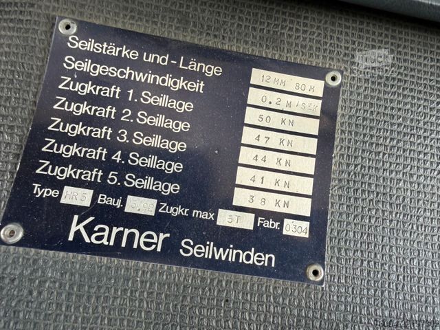 Speciální nákladní automobil MAN 17.232 4x4 KRAN SEILWINDE Kran und LKW